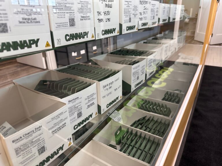 Inside the ForeverGreen East Lane dispensary in Billings, Montana