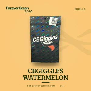 CBGiggles Watermelon cannabis edible at ForeverGreen
