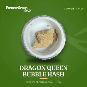 Dragon Queen bubble hash at ForeverGreen