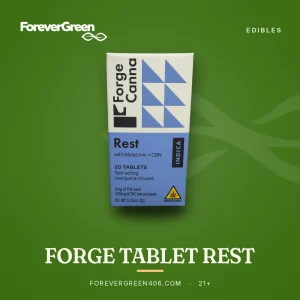 Forge Rest cannabis tablets at ForeverGreen