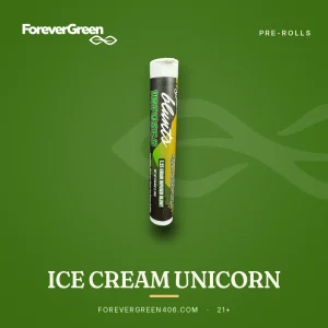 Dabs Ice Cream Unicorn infused blunt at ForeverGreen