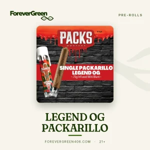 Packs Montana Legend OG Packarillo infused mini blunt at ForeverGreen