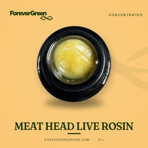 Meat Head live rosin at ForeverGreen