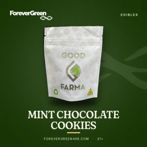 Mint chocolate cannabis cookies at ForeverGreen