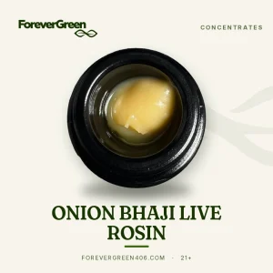 Onion Bhaji live rosin at ForeverGreen