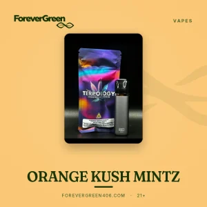 Orange Kush Mintz vape from Terpology at ForeverGreen