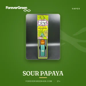 Sour Papaya cannabis vape at ForeverGreen