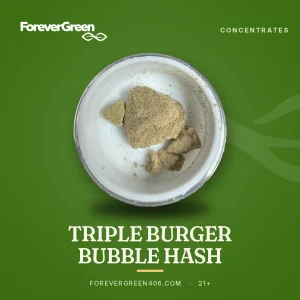 Triple Burger bubble hash at ForeverGreen