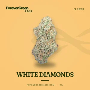 White Diamonds cannabis flower at ForeverGreen